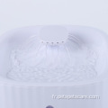 fontaine d'eau pour chat en plastique LED fournisseurs intelligents d'animaux de compagnie